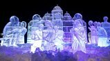 Ледяную композицию «Крещение Руси» высотой 3,5 метра установили в Солнечногорске
